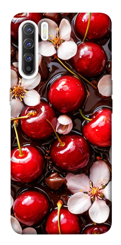 Чехол Черешня для Oppo Reno 3