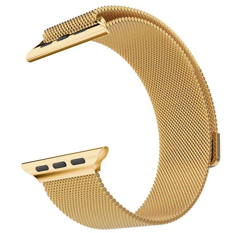 

Ремешок Milanese Loop Design для Apple watch 38mm/40mm/41mm (Золотой) 359822