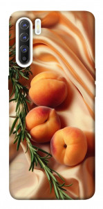 Чехол Лакешери персики для Oppo Reno 3