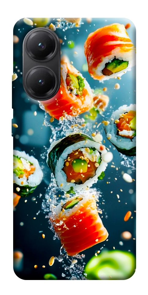 Чехол Sushi falling для Xiaomi Poco X7 Pro