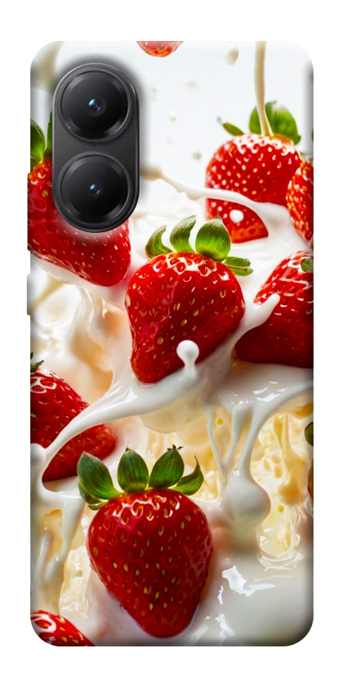 Чехол Strawberry and cream для Xiaomi Poco X7 Pro