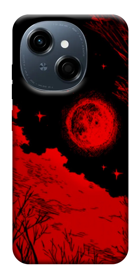 Чехол Кровавый закат солнца для TECNO Spark Go 1 (KL4)