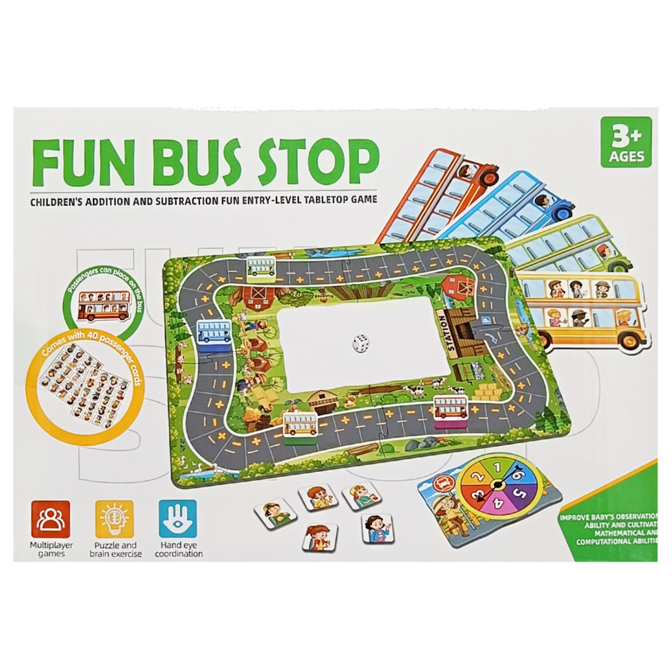 Детская настольная игра "Fun bus stop"
