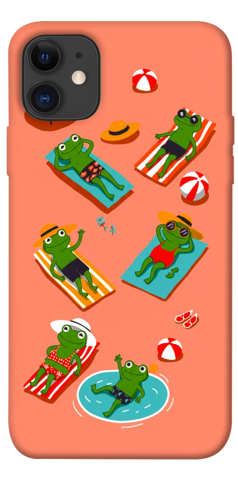 Чохол Summer frogs для iPhone 11