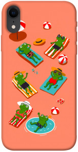 Чехол Summer frogs для iPhone XR