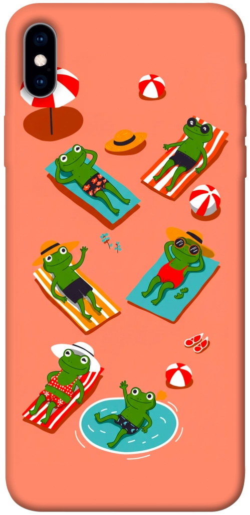 Чехол Summer frogs для iPhone XS Max