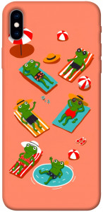 Чехол Summer frogs для iPhone XS Max