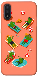 Чехол Summer frogs для Galaxy A01