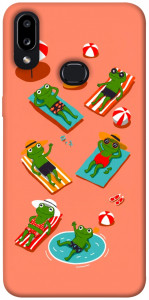 Чехол Summer frogs для Galaxy A10s (2019)