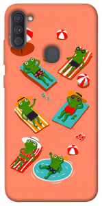 Чехол Summer frogs для Galaxy A11 (2020)