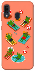Чехол Summer frogs для Samsung Galaxy A20 A205F