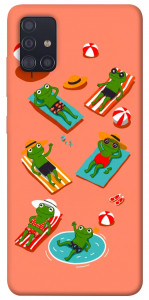 Чехол Summer frogs для Galaxy A51 (2020)