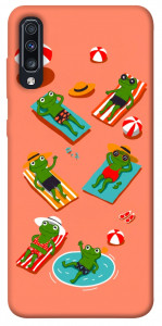 Чехол Summer frogs для Galaxy A70 (2019)