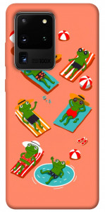 Чехол Summer frogs для Galaxy S20 Ultra (2020)