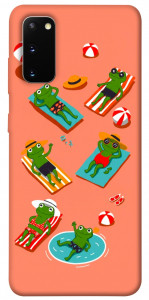 Чехол Summer frogs для Galaxy S20 (2020)