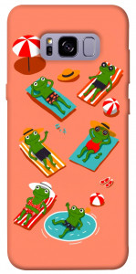 Чехол Summer frogs для Galaxy S8+