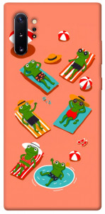 Чехол Summer frogs для Galaxy Note 10+ (2019)