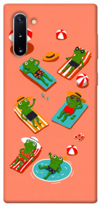 Чехол Summer frogs для Galaxy Note 10 (2019)