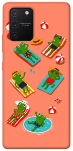 Чехол Summer frogs для Galaxy S10 Lite (2020)
