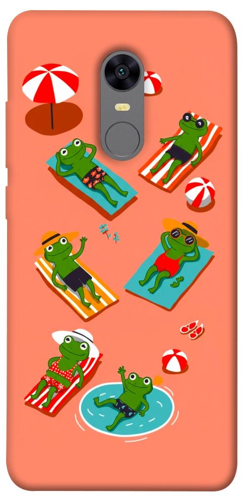 Чехол Summer frogs для Xiaomi Redmi Note 5 (Single Camera)