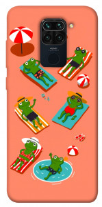 Чехол Summer frogs для Xiaomi Redmi Note 9