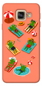 Чехол Summer frogs для Galaxy A5 (2017)