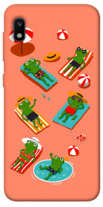 Чехол Summer frogs для Galaxy A10 (A105F)