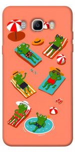 Чехол Summer frogs для Galaxy J5 (2016)