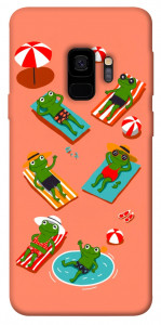 Чехол Summer frogs для Galaxy S9