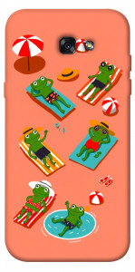 Чехол Summer frogs для Galaxy A7 (2017)