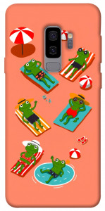 Чехол Summer frogs для Galaxy S9+