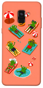Чохол Summer frogs для Galaxy A8 (2018)