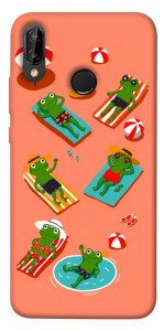Чехол Summer frogs для Huawei P20 Lite