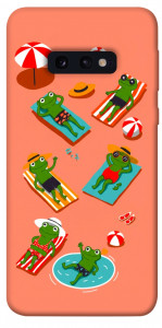 Чехол Summer frogs для Galaxy S10e