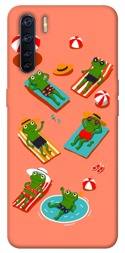 Чехол Summer frogs для Oppo A91
