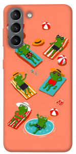 Чехол Summer frogs для Galaxy S21