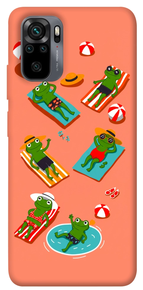 Чехол Summer frogs для Xiaomi Redmi Note 10
