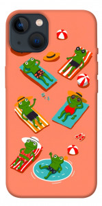 Чехол Summer frogs для iPhone 13