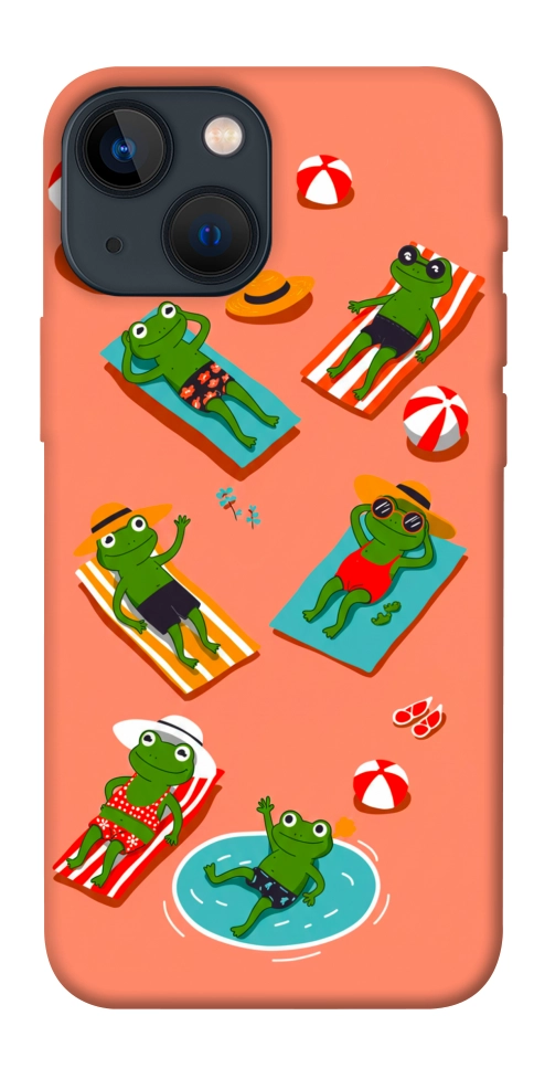 Чохол Summer frogs для iPhone 13 mini