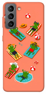 Чехол Summer frogs для Galaxy S21 FE