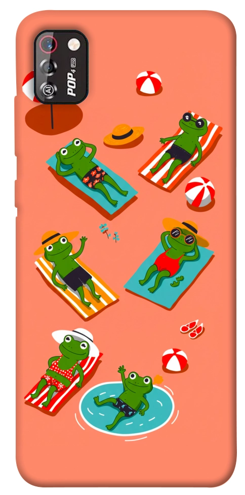 Чехол Summer frogs для TECNO POP 4 Pro