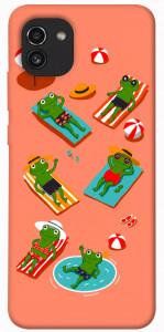 Чохол Summer frogs для Galaxy A03