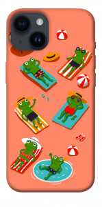 Чехол Summer frogs для iPhone 14