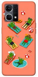 Чехол Summer frogs для Oppo Reno 7 4G