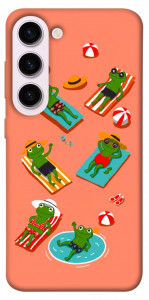 Чехол Summer frogs для Galaxy S23+