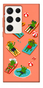 Чехол Summer frogs для Galaxy S23 Ultra