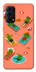 Чехол Summer frogs для Oppo Reno 5 4G