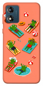Чехол Summer frogs для Motorola Moto E13