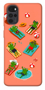 Чехол Summer frogs для Motorola Moto G22