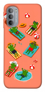 Чехол Summer frogs для Motorola Moto G31